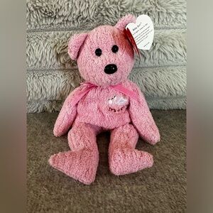 Ty Beanie Babies Baby Girl It's a Girl Pink Bear Vintage 2002 Plush Kids Toy NWT